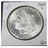 1880 S MORGAN DOLLAR  GEM