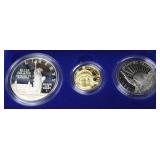 1986 SAN FRANCISCO PROOF 3 COIN SET 1986 SAN FRANCISCO PROOF 3 COIN SET
