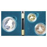 1995 LIBERTY 3 COIN SET - GOLD AND SILVER COINS 1995 LIBERTY 3 COIN SET - GOLD AND SILVER COINS