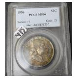 1956 FRANKLIN HALF DOLLAR - PCGS GRADED MS66 1956 FRANKLIN HALF DOLLAR - PCGS GRADED MS66