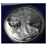 1994 - 6 OZ. .999 FINE SILVER