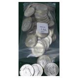 100 90% Silver Half Dollars $50 Face Value 100 90% Silver Half Dollars $50 Face Value