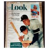 Vintage LOOK Magazine- Joe DiMaggio Cover