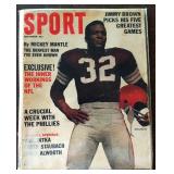 Vintage SPORT Magazine- Jim Brown Cover