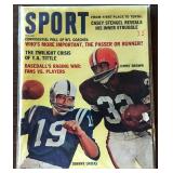 Vintage SPORT Magazine- John Unitas/Jim Brown Cover