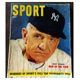 Vintage SPORT Magazine- Casey Stengel Cover