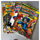 Vintage Marvel Comic Books- "Captain America"