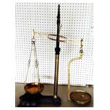 Antique Brasss Scales, Signed Antique Brasss Scales, Signed