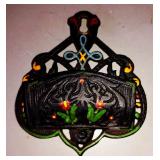 Antique Cast Iron Match Holder Antique Cast Iron Match Holder