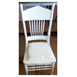 Vintage Oak Chair, Painted Vintage Oak Chair, Painted