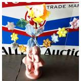 Kitchy Glass Flower Light, Works! Kitchy Glass Flower Light, Works!