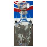 Etched Cowboy Decanter Etched Cowboy Decanter