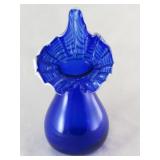 Cobalt Jack in the Pulpit Style Vase, small chip