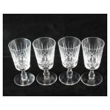 Crystal aperitif glasses (4)