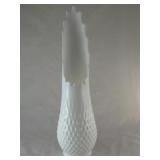 Milk Glass Hobnail Vase