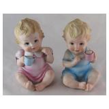 Vintage Lefton Baby Figurines
