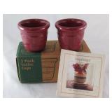 Longaberger Votive Cups (2)