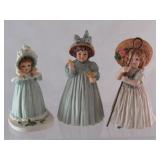 Maud Humphrey Bogart Figurines (3)