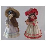 Maud Humphrey Bogart Figurines (2)