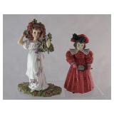 Maud Humphrey Bogart Figurines (2)