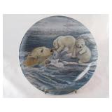 Knowles 1990 Collector Plate "A Tender Coaxing"