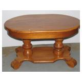 Oval Oak Coffee Table, Quality by KY Craftsman