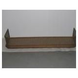 Vintage Brass Fireplace Fender