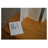 LOTCS 163 PAIR SANTA COOKIE MOLD