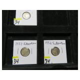 LOT FT 34 1947 S 1952 S 1953 S  ROOSEVELTS