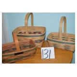 LOT 1311990 GINGERBREAD BASKET PLUS TWO OTHERS