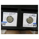 LOTFT43 1937 BUFFALO NICKELS