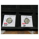 LOT FT 50 1938 1939 JEFFERSON NICKELS