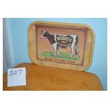 LOTCS METAL TRAY HERSHEY CHOCOLATE MADE ON FARM