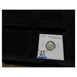 LOT FT 25 1955 ROOSEVELT DIME  F