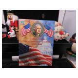 LOT FT 56 9 COINS COMMERATIVE QUARTERS  & BOOK