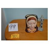 LOT CS 99 TOBY MUG  CATHERINE OF ARAGON  ROYAL DOU