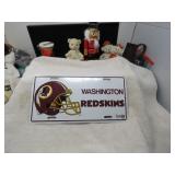 LOT KE2  29  LIC PLATE WASHINGTION RED SKINS