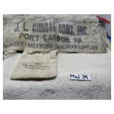 LOT MW 39 HISTORY CARPENTERS J L CONRAD & SONS