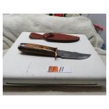 LOT FF 11 8 IN DAMACUS SKINNING KNIFE