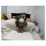 LOT RK  52  OLD SANTA CLAUSE HOLD CHRISTMAS TREE