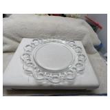 LOT RK 43 FANCY RIBBION PLATE JANETTE  8 IN