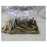 LOT KE2   2  BAG OF 50 SPENT 233 BRASS SHELLS
