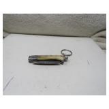 LOT FF 21 SIKI FOLDING POCKET KNIFE & KEY CHAIN