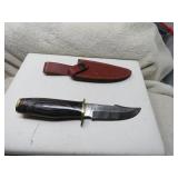 FF14 4IN BLADE HUNTING KNIFE TWISTED PATTERN  K
