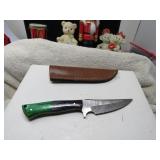 FF 25 DAMACUS FIXED BLADE FINGER HOLE 4 IN