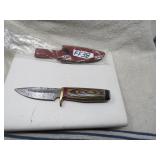 LOT FF 38  HAND FORGED DAMASCUS 5 IN