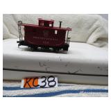 LOT KC 38  HO RARE RED CABOSSO 758  PRR