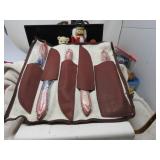 LOT 47 NEW CHEF 5 PC SET  KNIFE SET HAND FORGED