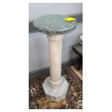3 PIECE MARBLE PEDESTAL - 14" X 36"