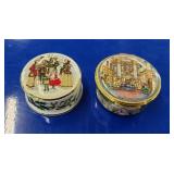 (2) TRINKET BOXES